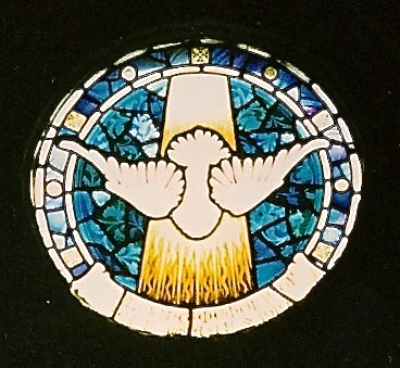 Holy spirit window of St Mungo's Balerno